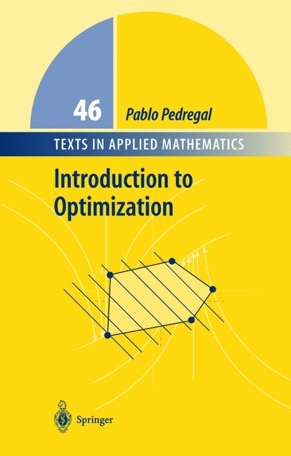 Introduction to Optimization -  Pablo Pedregal