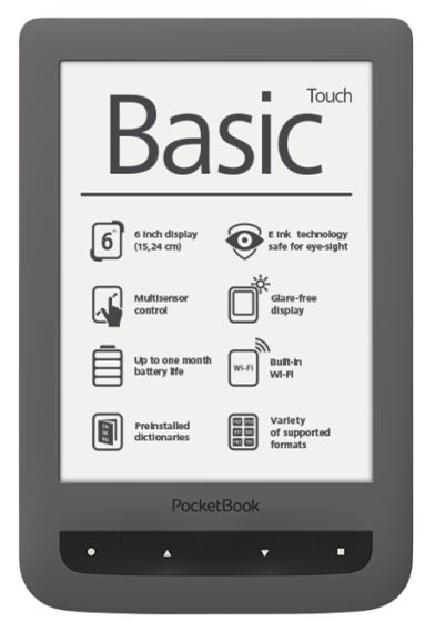 PocketBook Basic Touch Grey / Grau