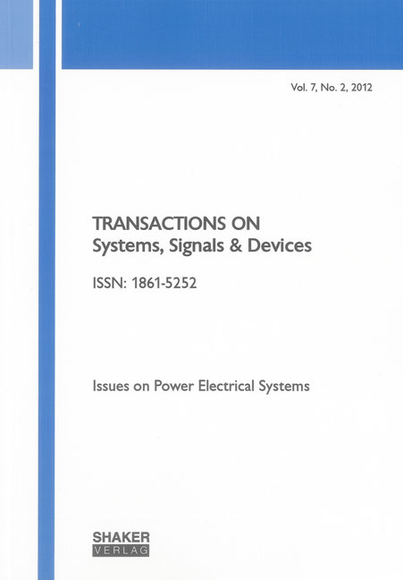 Transactions on Systems, Signals and Devices Vol. 7, No. 2 - 