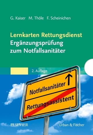 Lernkarten Rettungsdienst - Ergänzungsprüfung zum Notfallsanitäter - Guido Kaiser
