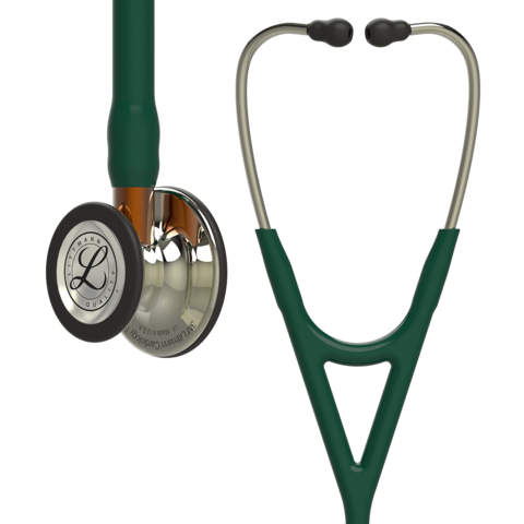 Littmann Cardiology IV Stethoskop Green Champagne Edition - orange Stem