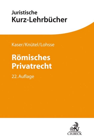 Römisches Privatrecht - Max Kaser; Rolf Knütel; Sebastian Lohsse