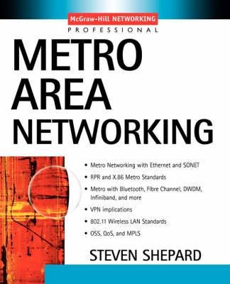Metro Area Networking -  Steven Shepard