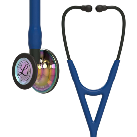 Littmann Cardiology IV Stethoskop Navy Polished Rainbow Edition