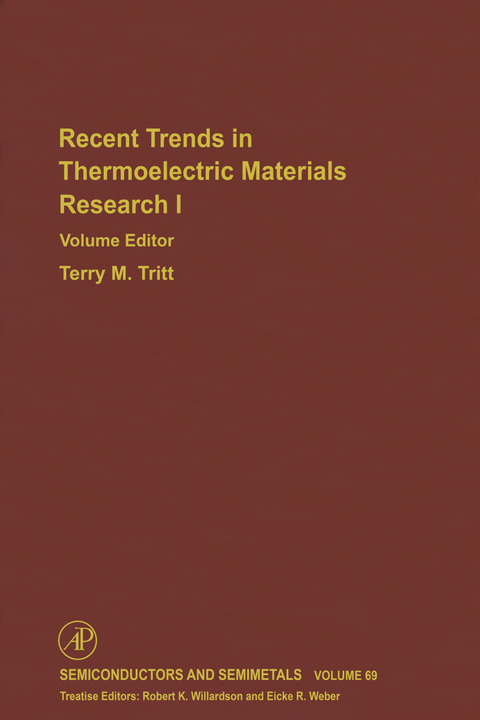 Advances in Thermoelectric Materials I
