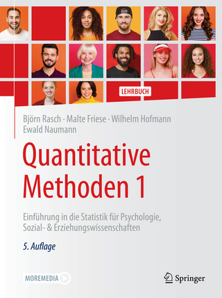 Quantitative Methoden 1 - Björn Rasch; Malte Friese; Wilhelm Hofmann …