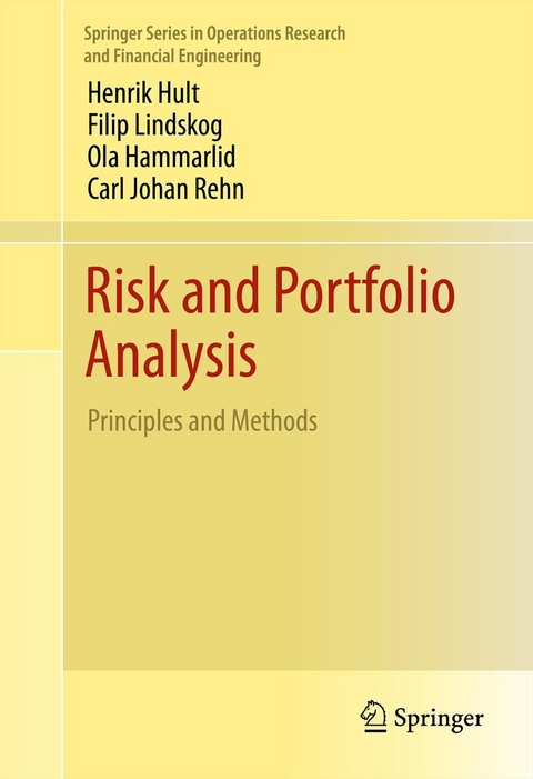 Risk and Portfolio Analysis -  Ola Hammarlid,  Henrik Hult,  Filip Lindskog,  Carl Johan Rehn