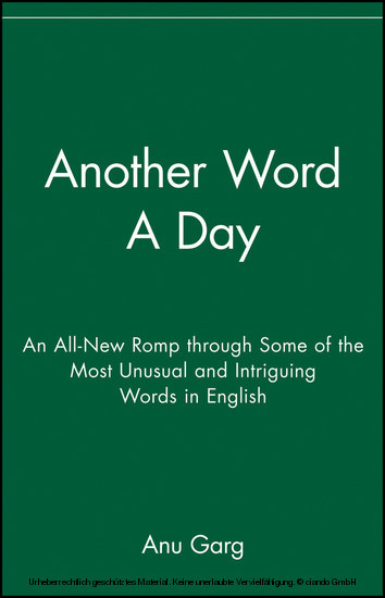 Another Word A Day -  Anu Garg