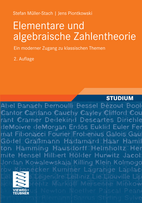 Elementare und algebraische Zahlentheorie -  Stefan Müller-Stach,  Jens Piontkowski