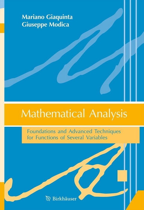 Mathematical Analysis -  Mariano Giaquinta,  Giuseppe Modica