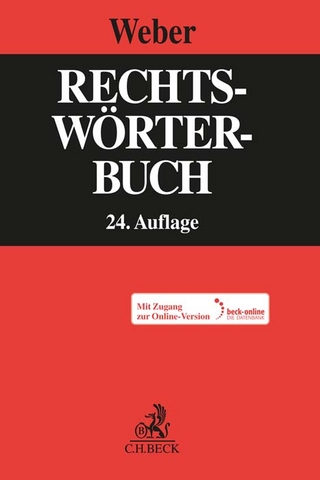 Rechtswörterbuch - Klaus Weber