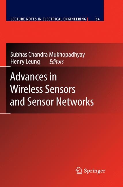 Advances in Wireless Sensors and Sensor Networks - 