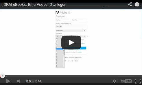 Video: Die wichtigsten Schritte zum Anlegen einer Adobe-ID