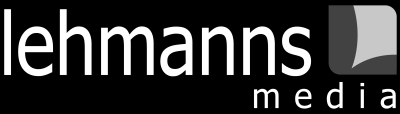 Lehmanns Media Logo s/w negativ