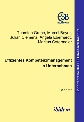 Effizientes Kompetenzmanagement in Unternehmen - Thorsten Gröne; Marcel Beyer