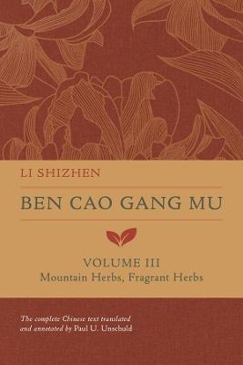 Ben Cao Gang Mu, Volume III - Li Shizhen