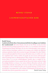 Landwirtschaftlicher Kurs - Steiner, Rudolf; Zehnter, Hans-Christian