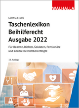 Taschenlexikon Beihilferecht Ausgabe 2022 - Nitze, Gottfried