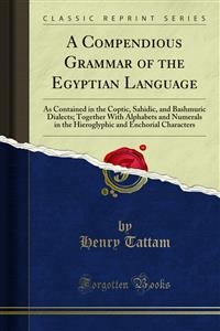 A Compendious Grammar of the Egyptian Language - Henry Tattam