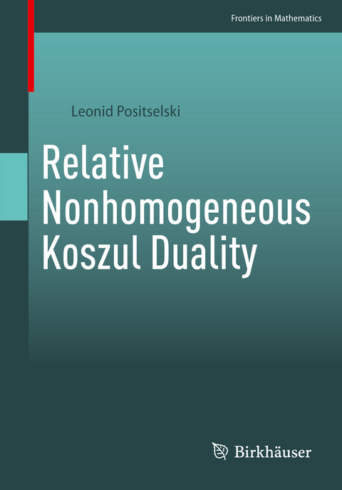 Relative Nonhomogeneous Koszul Duality - Leonid Positselski
