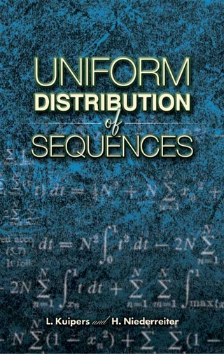 Uniform Distribution of Sequences - L. Kuipers; H. Niederreiter
