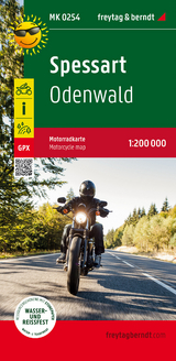 Spessart, Motorradkarte 1:200.000, freytag & berndt - 
