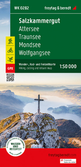 Salzkammergut, Wander-, Rad- und Freizeitkarte 1:50.000, freytag & berndt, WK 0282 - 