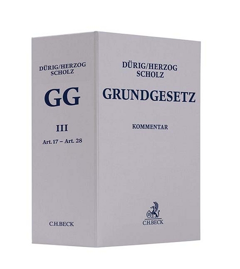 Grundgesetz Leinen-Hauptordner III 72 mm