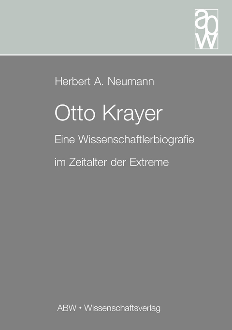 Otto Krayer - Herbert A. Neumann