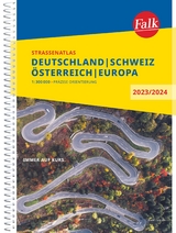 Falk Straßenatlas 2023/2024 Deutschland, Schweiz, Österreich 1:300.000 - 