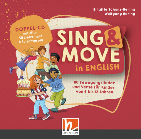 Sing & Move in English. Doppel-CD - Brigitte Schanz-Hering, Wolfgang Hering