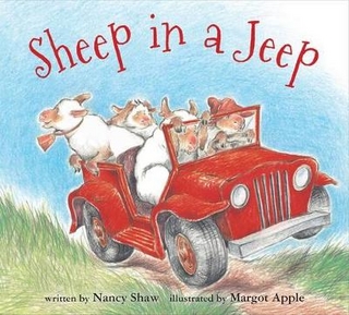Sheep in a Jeep Board Book - Nancy Shaw
