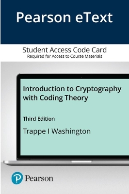 Introduction to Cryptography with Coding Theory - Wade Trappe, Lawrence Washington