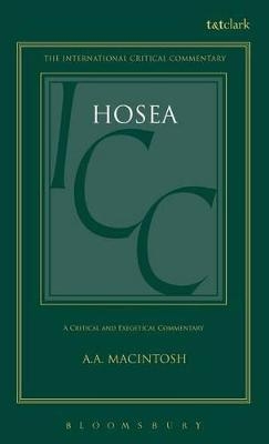 Hosea (ICC) - A.A. Macintosh