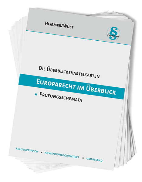 Überblickskarteikarten Europarecht im Überblick - Karl-Edmund Hemmer, Achim Wüst