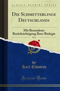 Die Schmetterlinge Deutschlands - Karl Eckstein