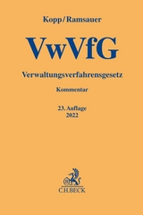 Verwaltungsverfahrensgesetz - Ramsauer, Ulrich; Tegethoff, Carsten; Wysk, Peter; Kopp, Ferdinand