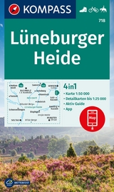 KOMPASS Wanderkarte 718 Lüneburger Heide 1:50.000 - 