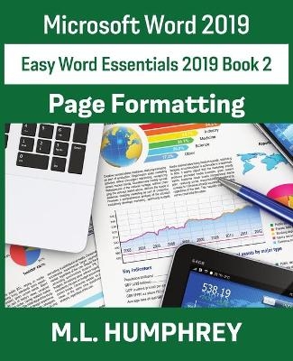 Word 2019 Page Formatting - M L Humphrey