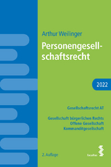 Personengesellschaftsrecht - Weilinger, Arthur