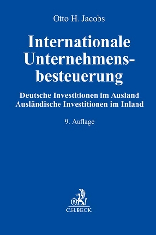Internationale Unternehmensbesteuerung - Otto H. Jacobs; Christoph Spengel
