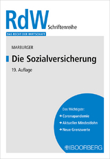 Die Sozialversicherung - Marburger, Dietmar