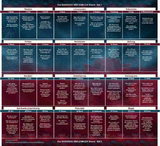 Große Tafel Lenormand 9x4 Legeschablone "Das magische Seelenblick Board" inkl. Bonus - Andrea Rosenthal