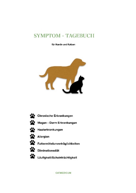 Symptom-Tagebuch für Hunde und Katzen - 