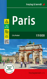 Paris, Stadtplan 1:11.000, freytag & berndt - 