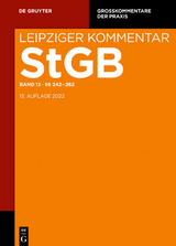Strafgesetzbuch. Leipziger Kommentar / §§ 242-262 - 
