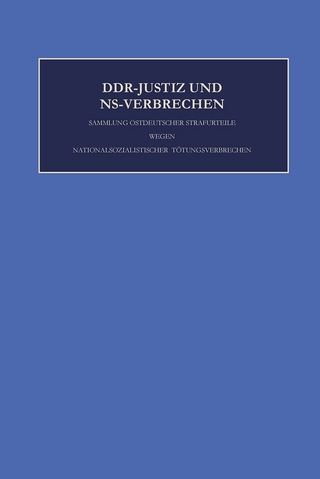 DDR-Justiz und NS-Verbrechen / Die Verfahren Nr. 1264 - 1326 des Jahres 1950 - C. F. Rüter; Laurenz Demps; Klaus Marxen; Ursula Solf; Günther Wieland
