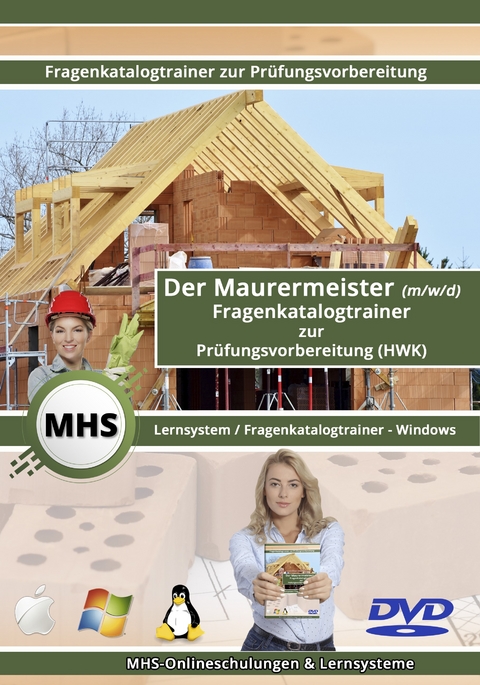 MHS Maurermeister (m/w/d) Lerntrainer für Windows mit über 3290 Lernfragen - Thomas Mueller