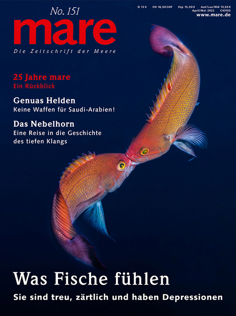 mare - Die Zeitschrift der Meere / No. 151 / Was Fische fühlen - 
