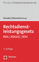 Rechtsdienstleistungsgesetz - Krenzler, Michael; Remmertz, Frank R.